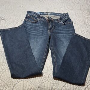 Wrangler Women's Dark Blue Straight Leg Jeans